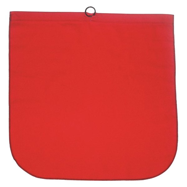 Ancra® - 18" x 18" Red Jersey Mesh Safety Flag with 1/2" Loops