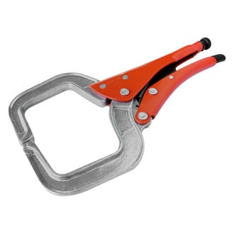 Anglo American Tools® GR14412BK - Grip-On™ 3-1/2" Fixed Pads Weld Spatter Resistant C-Jaws Locking Clamp