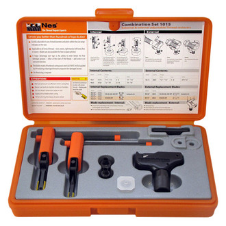 Anglo American Tools® - Nes™ 3-Piece Internal/External Thread Repair Set