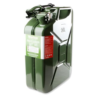 Anvil Off-Road® - 5.3 gal. Green Steel Jerry Can with Safety Cap and Spout