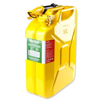 Anvil Off-Road® - 5.3 gal. Yellow Steel Jerry Can with Safety Cap and Spout