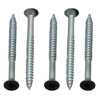 AP Products® - #8 x 3" Black Square Recess Flat Head SAE Screws (100 Pieces)