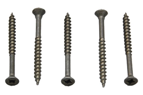 AP Products® - #8 x 1-1/2" Natural Square Recess Flat Head SAE Screws (25 Pieces)