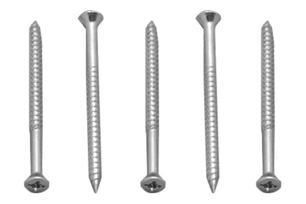 AP Products® - #8 x 2-1/2" Zinc Square Recess Flat Head SAE Screws (50 Pieces)