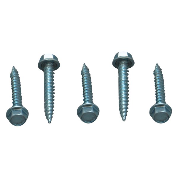 AP Products® - #8 x 1" Zinc Hex Washer Head SAE Unslotted Screws (100 Pieces)