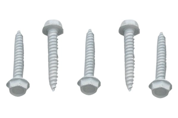 AP Products® - #8 x 1" Polar White Hex Washer Head SAE Unslotted Screws (100 Pieces)