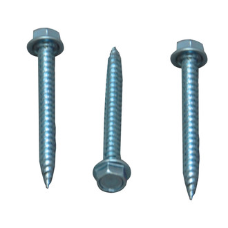 AP Products® - #8 x 1-1/2" Zinc Hex Washer Head SAE Unslotted Screws (500 Pieces)