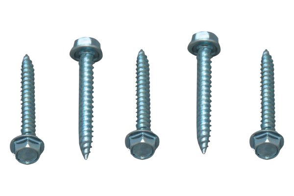 AP Products® - #8 x 1-1/4" Zinc Hex Washer Head SAE Unslotted Screws (500 Pieces)