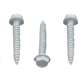 AP Products® - #8 x 1" Polar White Hex Washer Head SAE Unslotted Screws (500 Pieces)