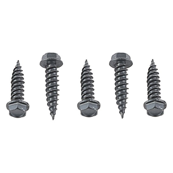AP Products® - #8 x 1" Black Hex Washer Head Screws (50 Pieces)