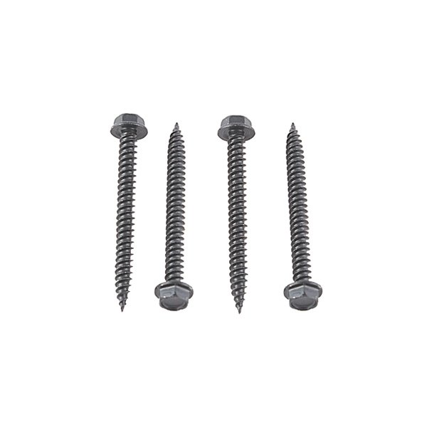 AP Products® - #8 x 2" Black Hex Washer Head SAE Unslotted Screws (50 Pieces)