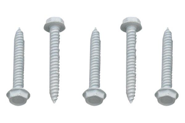AP Products® - #8 x 1-1/4" Polar White Hex Washer Head SAE Unslotted Screws (50 Pieces)
