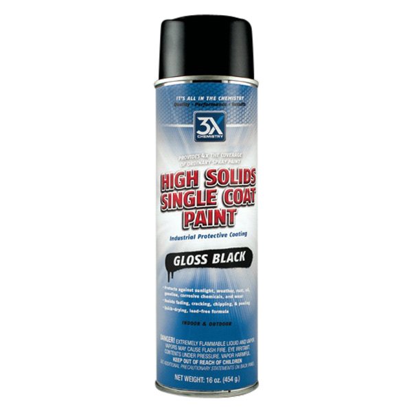 AP Products® - 16 fl. oz. Flat Black High Solid Protective Coating Rust Barrier