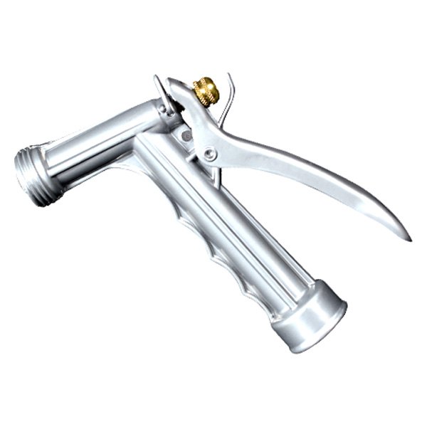 Apache® - Adjustable Silver Adjustable Watering Zinc Nozzle Pistol Grip Nozzle with Rear Trigger