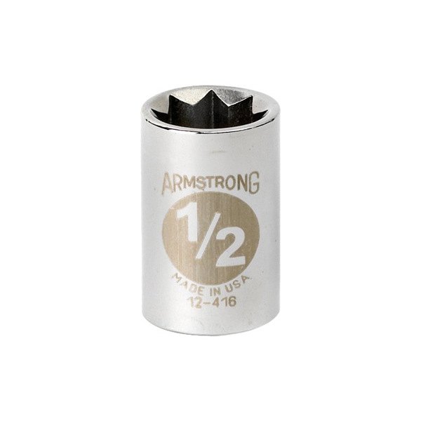 Armstrong® - 1/2" Drive 1/2" 8-Point SAE Standard Socket