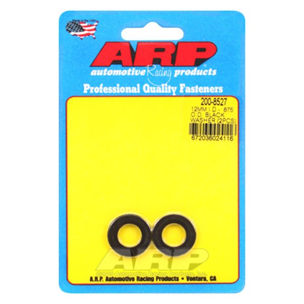 ARP® - M12 x 22.2 mm Metric Steel Black Oxide Plain Washers (2 Pieces)
