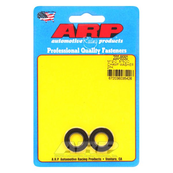ARP® - M12 x 22.2 mm Metric Black Oxide Chamfer Washers (2 Pieces)