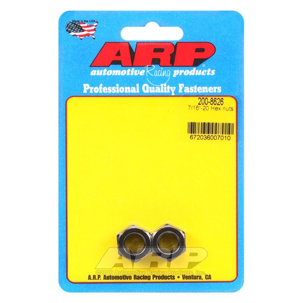ARP® - 7/16"-20 Chrome Plated SAE Hex Nut (2 Pieces)