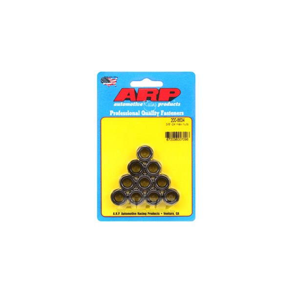 ARP® - 3/8"-24 Chrome Plated SAE Hex Nut (10 Pieces)