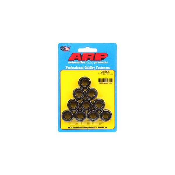 ARP® - 7/16"-20 Chrome Plated SAE Hex Nut (10 Pieces)