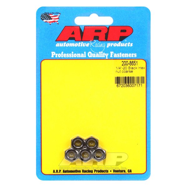 ARP® - 1/4"-20 Chrome Plated SAE Hex Nut (5 Pieces)