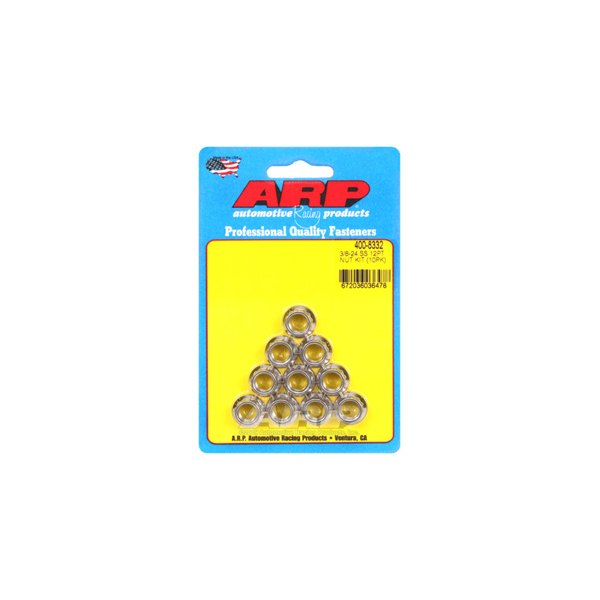 ARP® - 3/8"-24 Stainless Steel SAE 12 Point Flange Nut (10 Pieces)