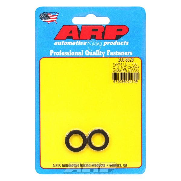 ARP® - M12 x 19.1 mm Metric Steel Black Oxide Plain Washer (1 Piece)
