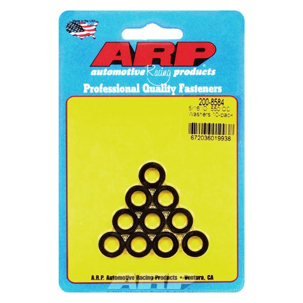 ARP® - 5/16" x 0.550" SAE Steel Black Oxide Plain Washers (10 Pieces)