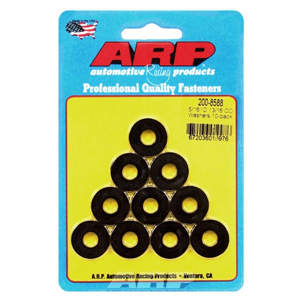 ARP® - 5/16" x 0.812" SAE Steel Black Oxide Plain Washers (10 Pieces)
