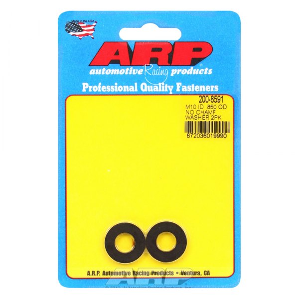 ARP® - M10 x 21.6 mm Metric Steel Black Oxide Plain Washer (1 Piece)