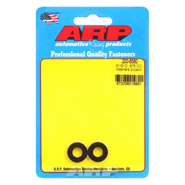 ARP® - 5/16" x 0.675" SAE Steel Black Oxide Plain Washer (1 Piece)