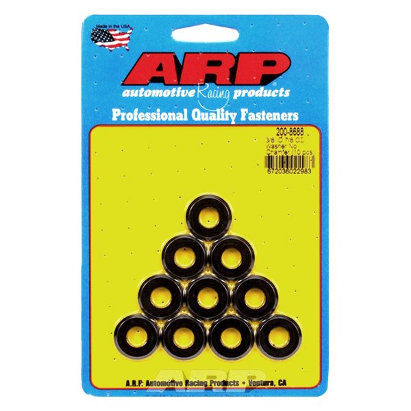 ARP® - 3/8" x 0.875" SAE Steel Black Oxide Chamfer Washers (10 Pieces)