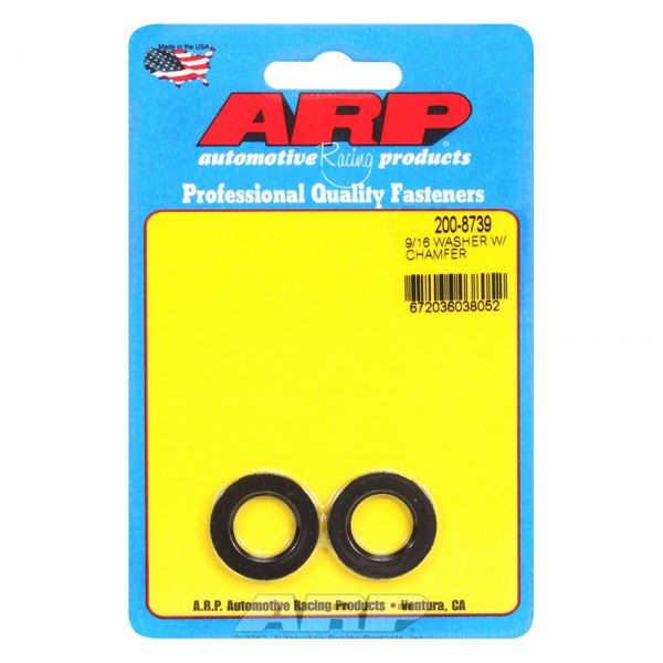 ARP® - 0.563" x 1.000" SAE Steel Black Oxide Chamfer Washers (2 Pieces)