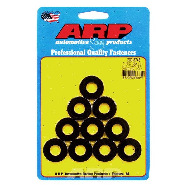 ARP® - 0.438" x 0.995" SAE Steel Black Oxide Plain Washers (10 Pieces)