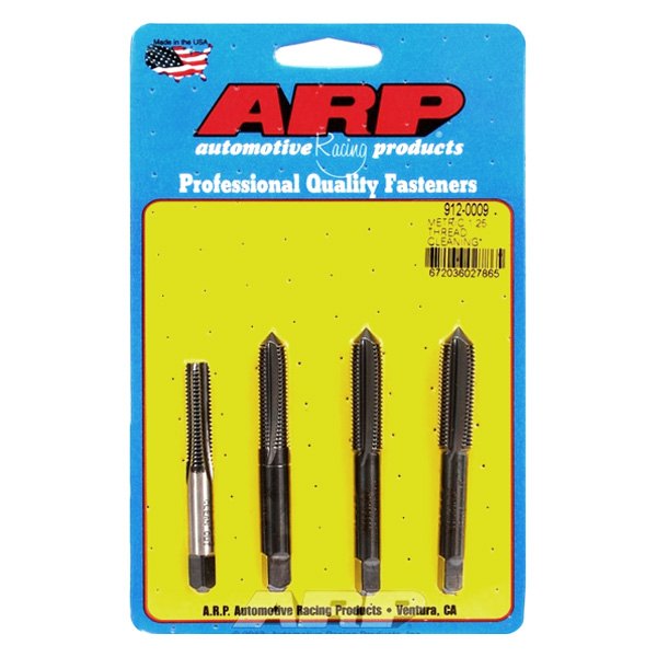 ARP® - 4-Piece Metric Right-Hand Type I Thread Cleaning Chaser Combo Kit