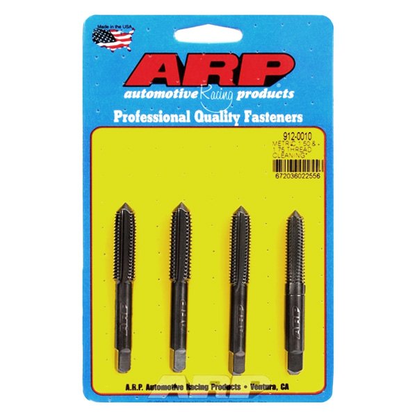 ARP® - 4-Piece Metric Right-Hand Type II Thread Cleaning Chaser Combo Kit