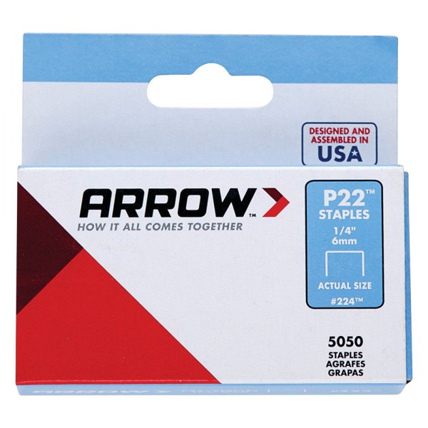 Arrow Fastener® - 1/4" Steel Plier Type Staples (5050 Pieces)