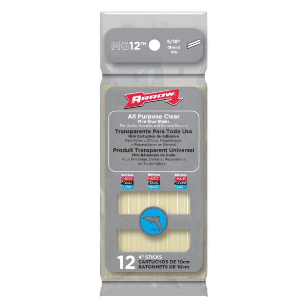 Arrow Fastener® - 5/16" x 4" Mini Hot Melt Glue Stick