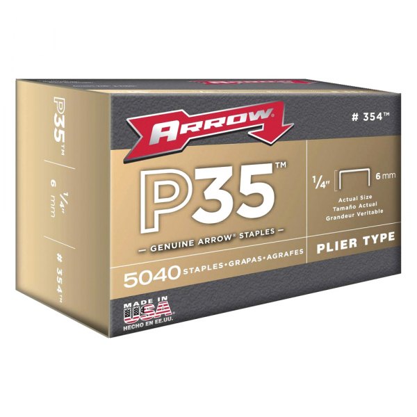 Arrow Fastener® - P35™ 1/4" Staples (5000 Pieces)