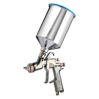 ASET IWATA® - LPH-400-LV™ 1.6 mm HVLP Gravity Feed Spray Gun with Aluminum Cup