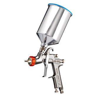 ASET IWATA® - LPH-400-LVX™ 1.4 mm HVLP Gravity Feed Spray Gun with 1 L Aluminum Cup