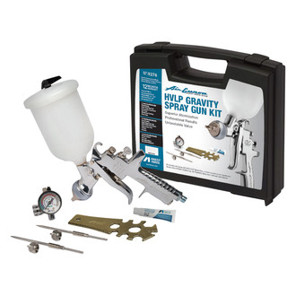 ASET IWATA® - HVLP Gravity Feed Spray Gun Kit with 600 ml Plastic Cup