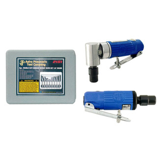 Astro Pneumatic Tool® - 1/4" Air Die Grinder Kit with Burrs