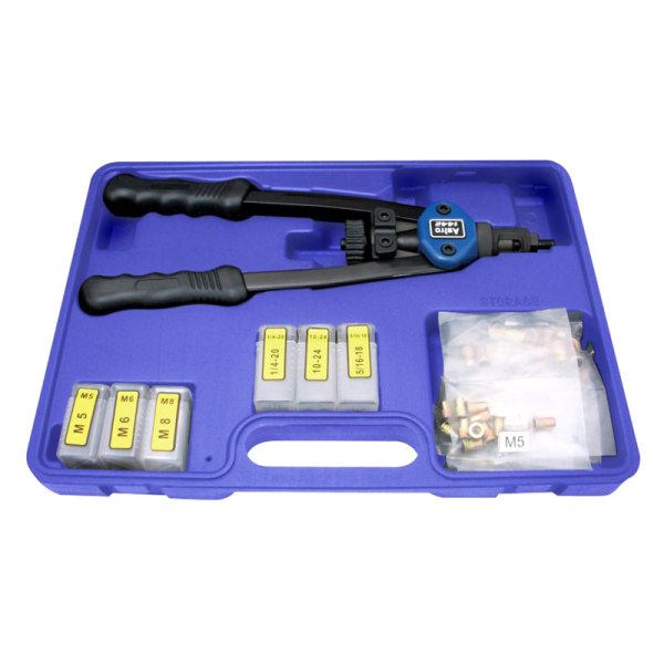 Astro Pneumatic Tool® - #10-24 to 5/16"-18 Heavy-Duty Nut Rivet Tool Kit
