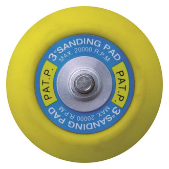 Astro Pneumatic Tool® - 3" Hook-and-Loop Polishing Back-Up Pad