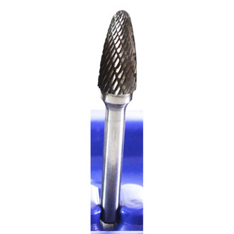 Astro Pneumatic Tool® - 1/2" Tree-Shaped Double Cut Carbide Burr