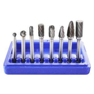 Astro Pneumatic Tool® 2181 - 8-piece Double Cut Carbide Rotary