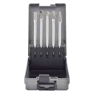 Astro Pneumatic Tool® - 5-piece Double Cut Extra-Long Carbide Burr Set