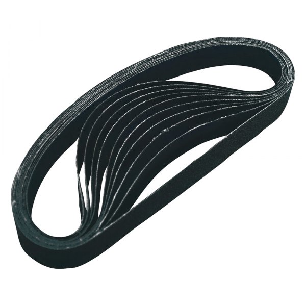 Astro Pneumatic Tool® - 13" x 3/8" 40 Grit Zirconia Sanding Belts (10 Pieces)
