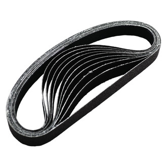 Astro Pneumatic Tool® - 18" x 1/2" 36 Grit Aluminum Oxide Sanding Belts for 3037 Air Sander (10 Pieces)